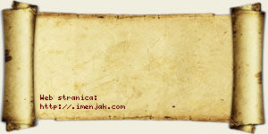 Anita Radnović vizit kartica